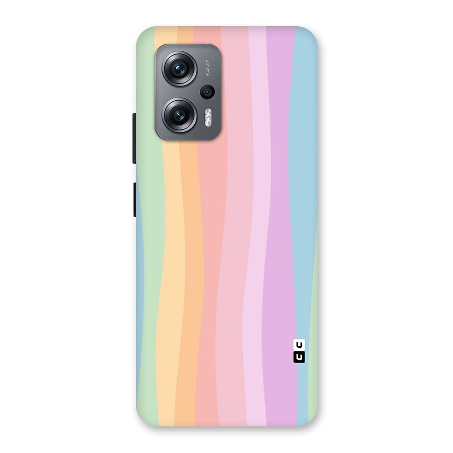Pastel Curves Back Case for Redmi K50i