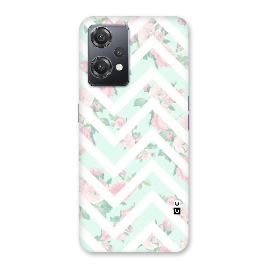 Pastel Floral Zig Zag Back Case for OnePlus Nord CE 2 Lite 5G