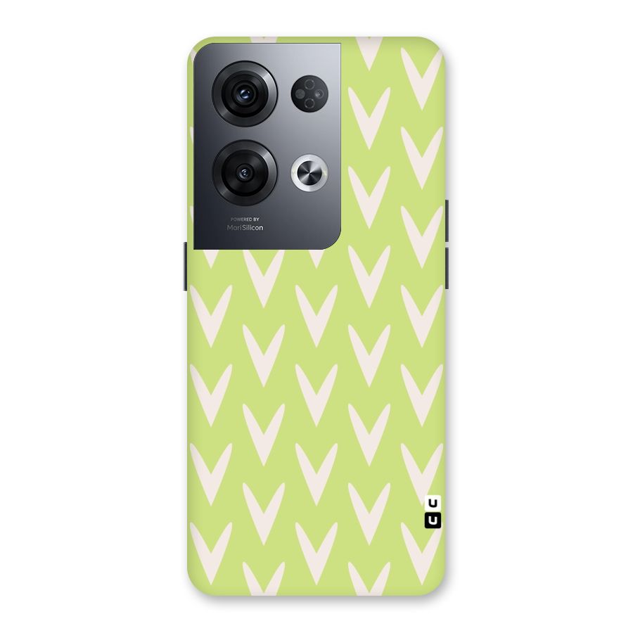 Pastel Green Grass Back Case for Oppo Reno8 Pro 5G