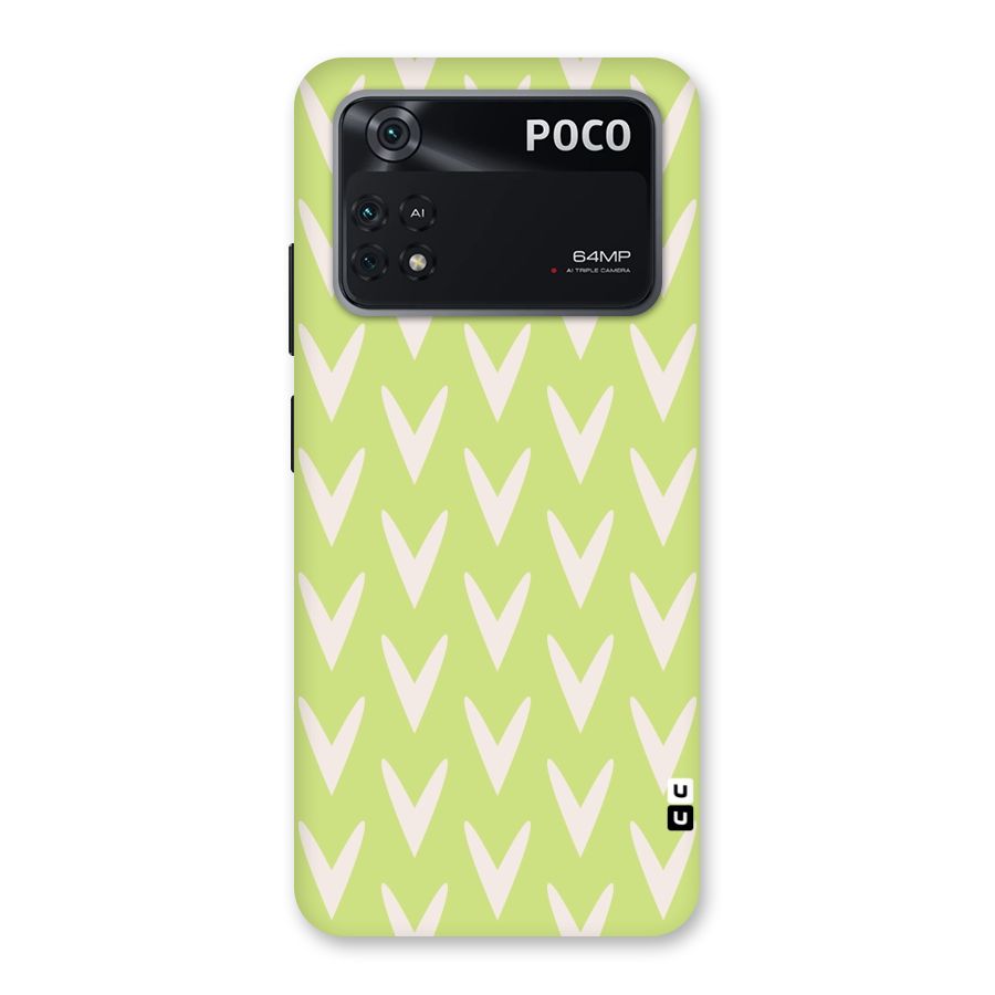Pastel Green Grass Back Case for Poco M4 Pro 4G