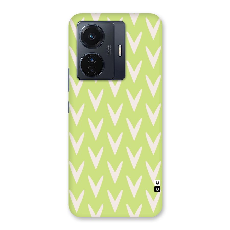 Pastel Green Grass Back Case for Vivo T1 Pro