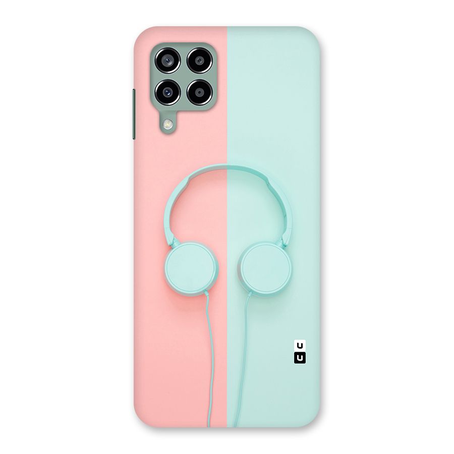 Pastel Headphones Back Case for Galaxy M33