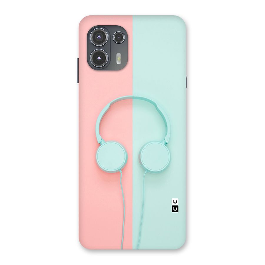 Pastel Headphones Back Case for Motorola Edge 20 Fusion