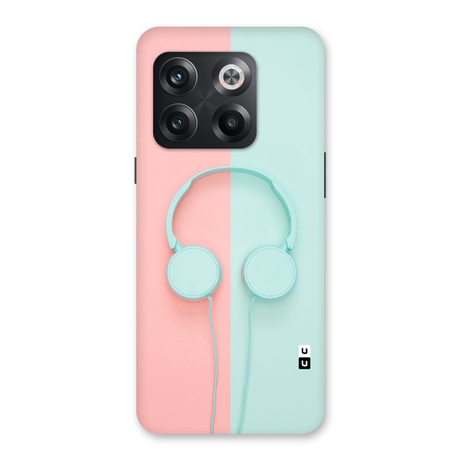 Pastel Headphones Back Case for OnePlus 10T
