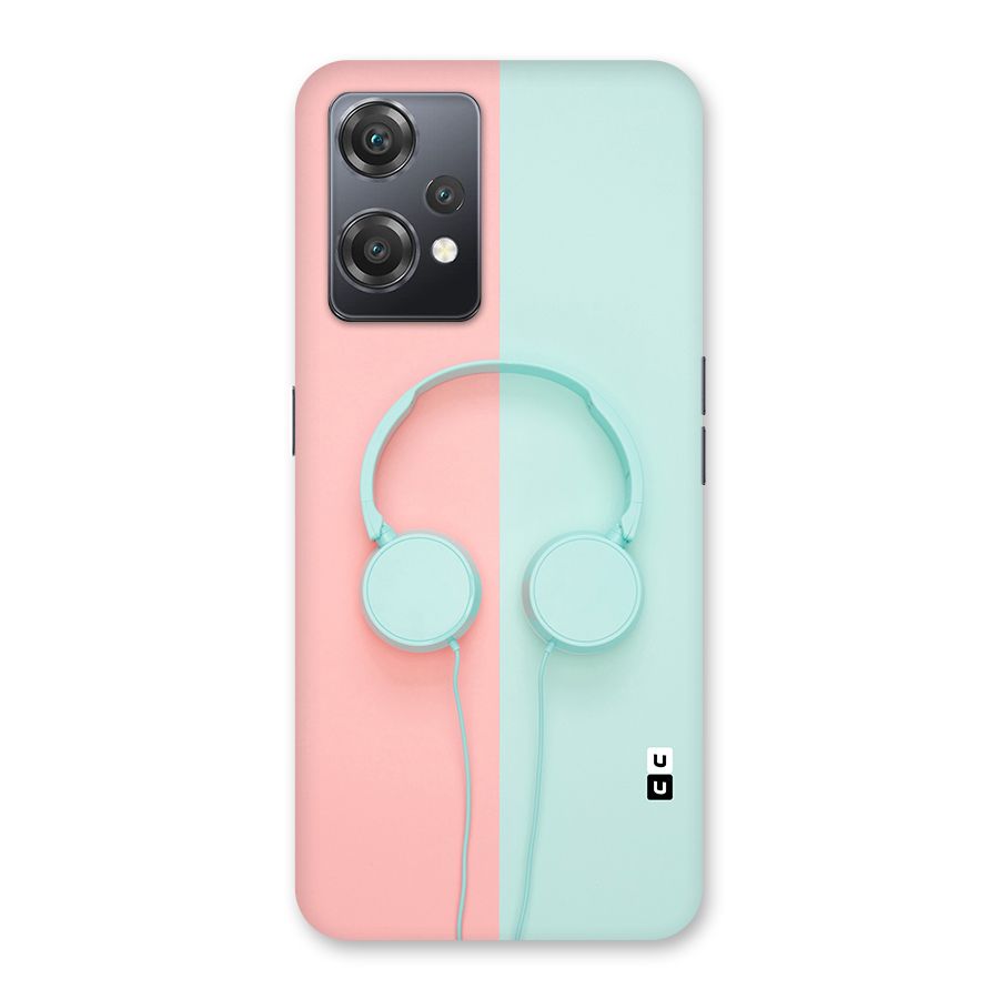 Pastel Headphones Back Case for OnePlus Nord CE 2 Lite 5G