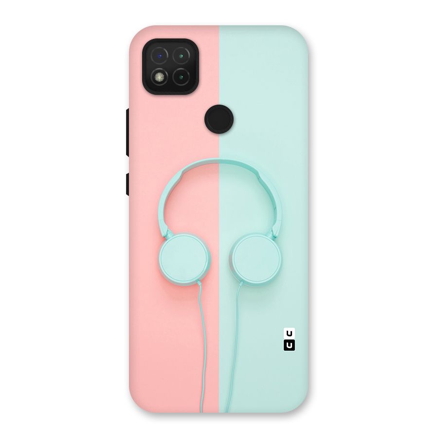 Pastel Headphones Back Case for Redmi 9 Activ