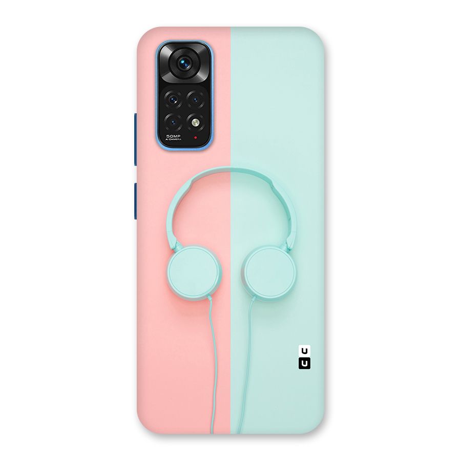 Pastel Headphones Back Case for Redmi Note 11S
