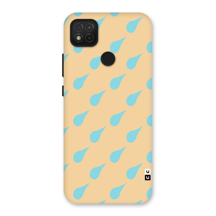 Pastel Orange Drops Back Case for Redmi 9 Activ