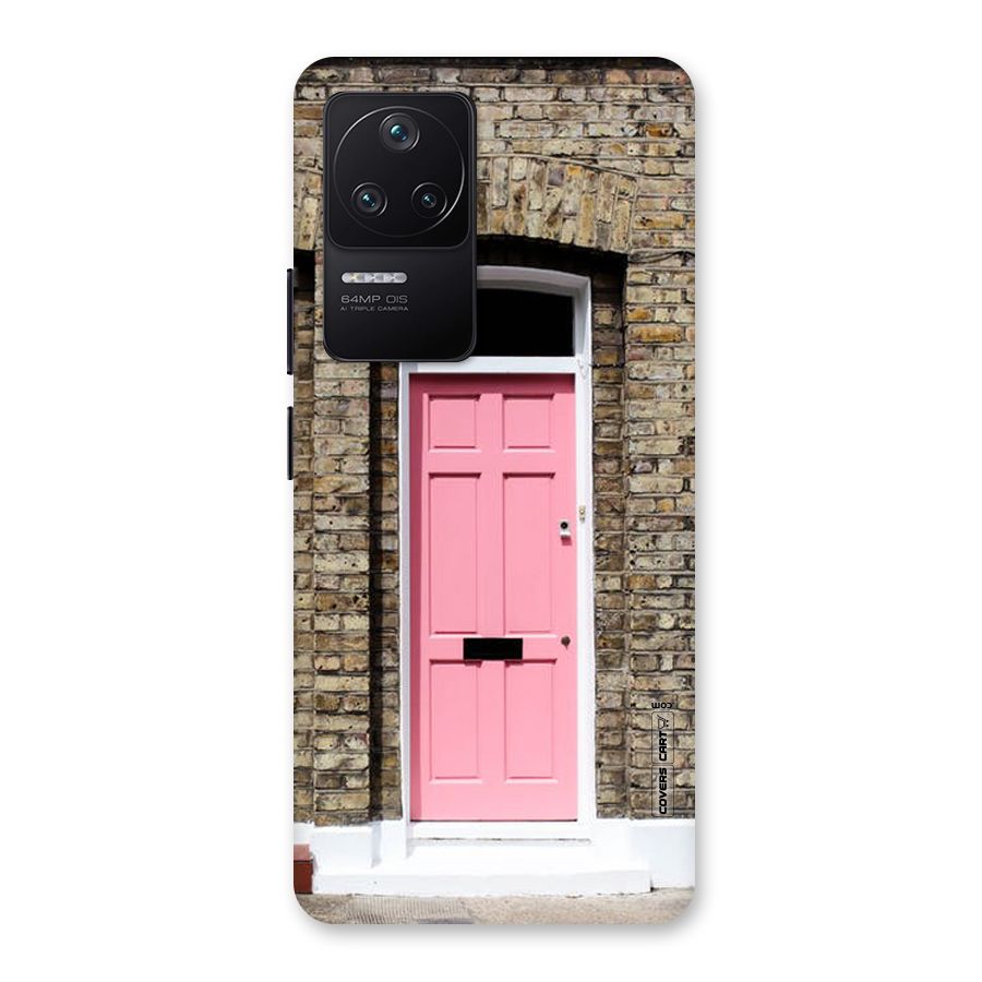 Pastel Pink Door Back Case for Poco F4 5G