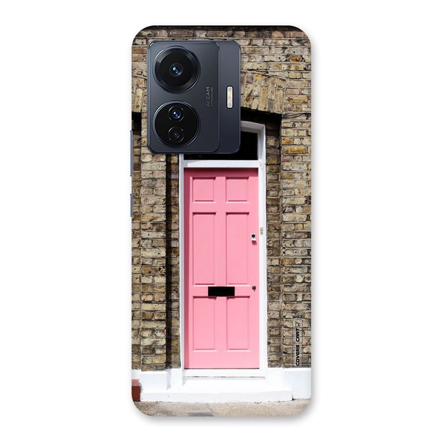 Pastel Pink Door Back Case for Vivo T1 Pro