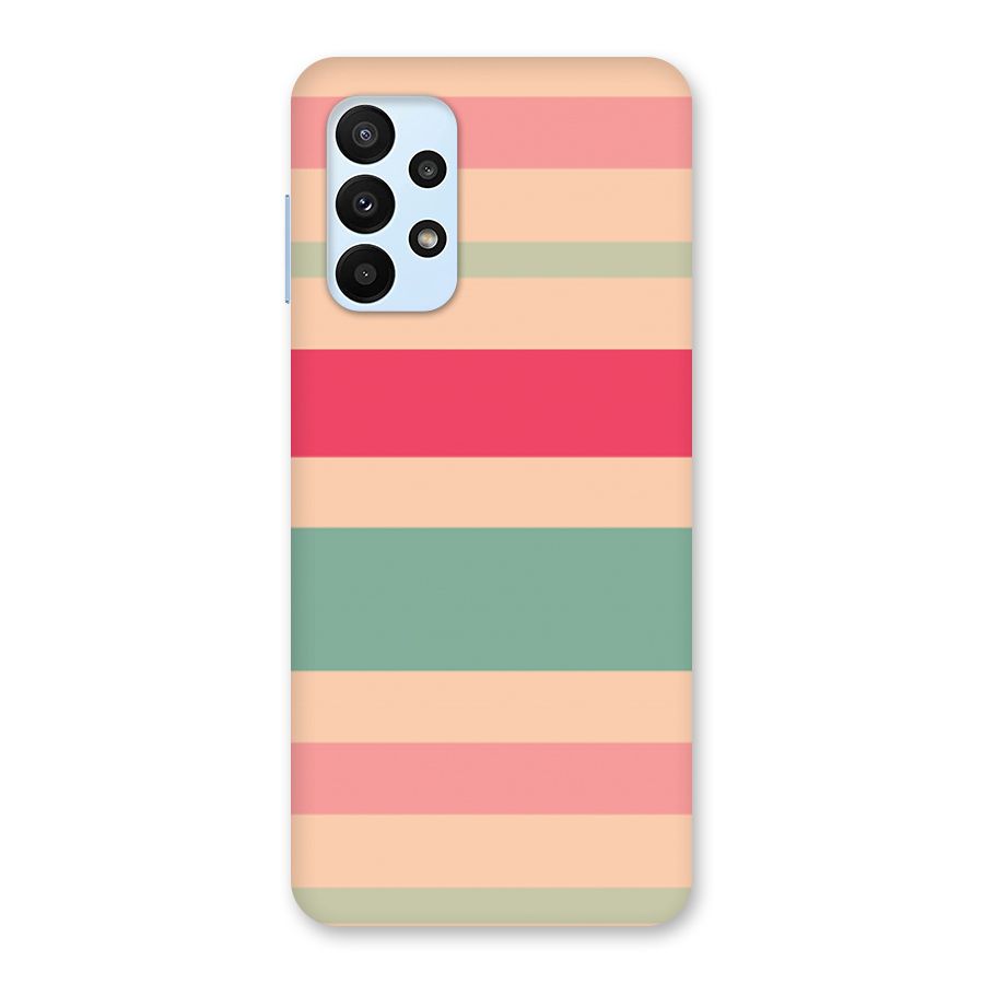 Pastel Stripes Vintage Back Case for Galaxy A23