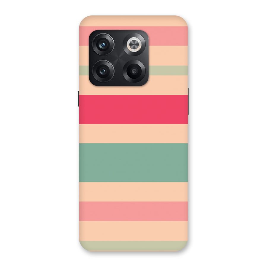 Pastel Stripes Vintage Back Case for OnePlus 10T