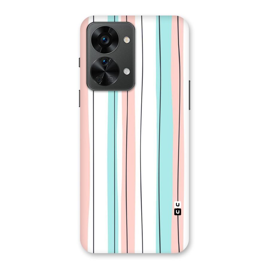 Pastel Tri Stripes Back Case for OnePlus Nord 2T