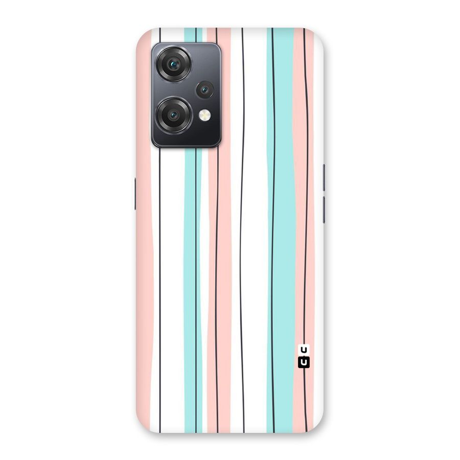 Pastel Tri Stripes Back Case for OnePlus Nord CE 2 Lite 5G