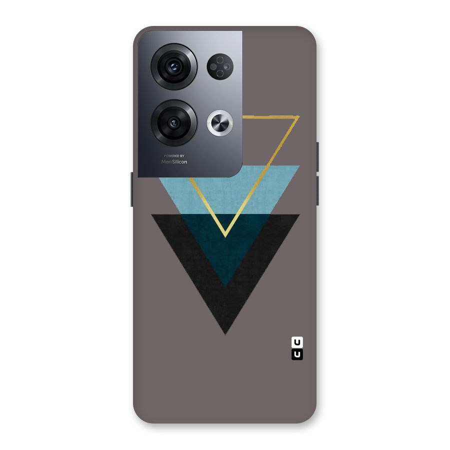 Pastel Triangle Back Case for Oppo Reno8 Pro 5G