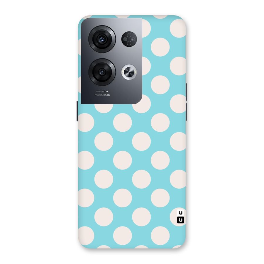 Pastel White Polka Dots Back Case for Oppo Reno8 Pro 5G