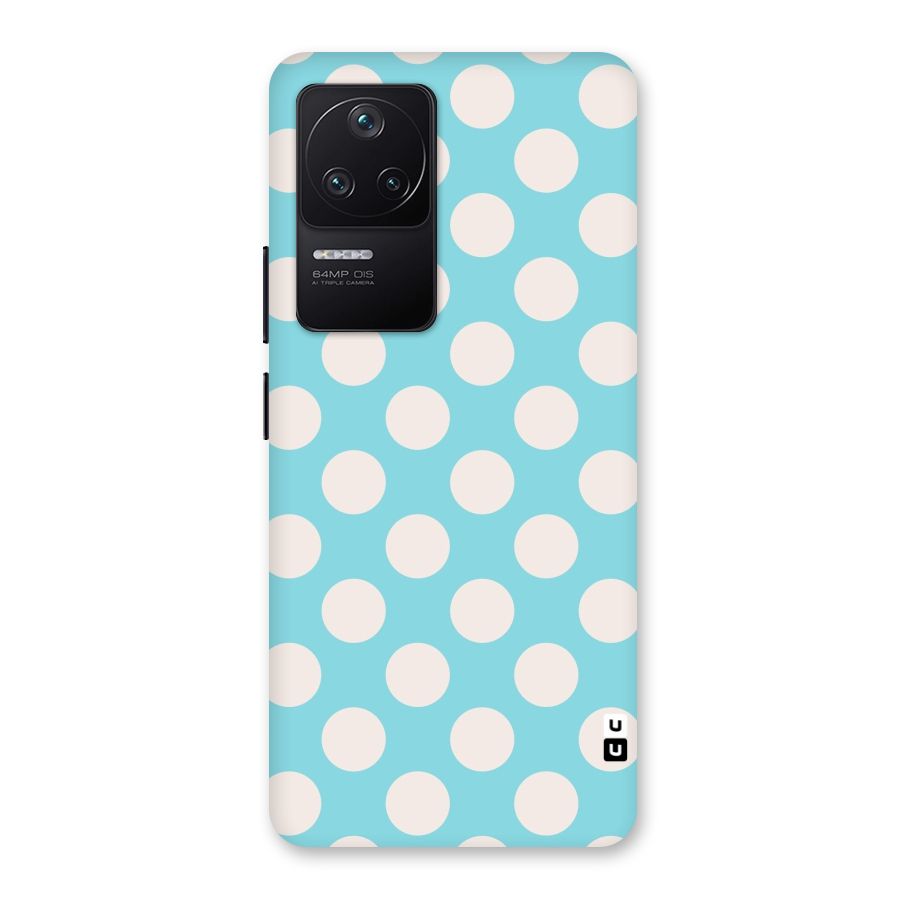 Pastel White Polka Dots Back Case for Poco F4 5G