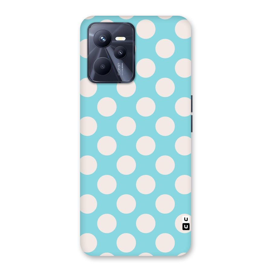 Pastel White Polka Dots Back Case for Realme C35