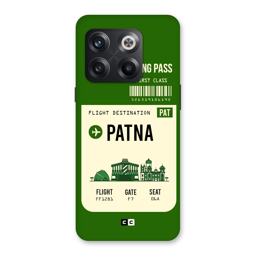 Patna Boarding Pass Back Case for OnePlus 10T