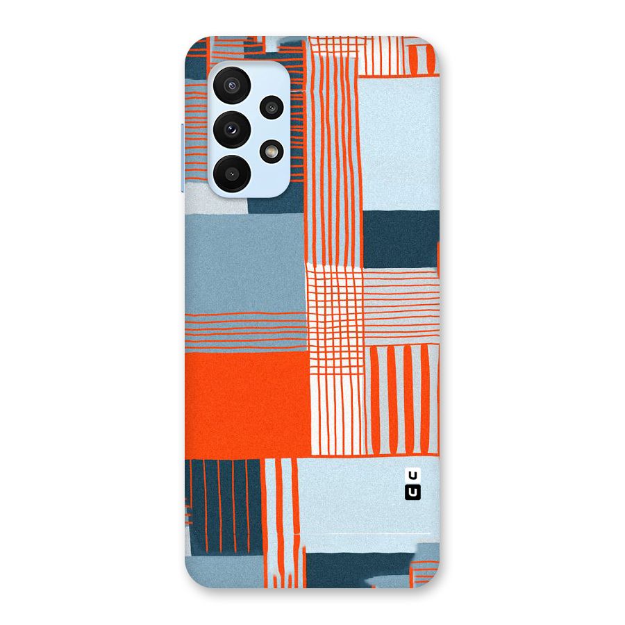 Pattern In Lines Back Case for Galaxy A23