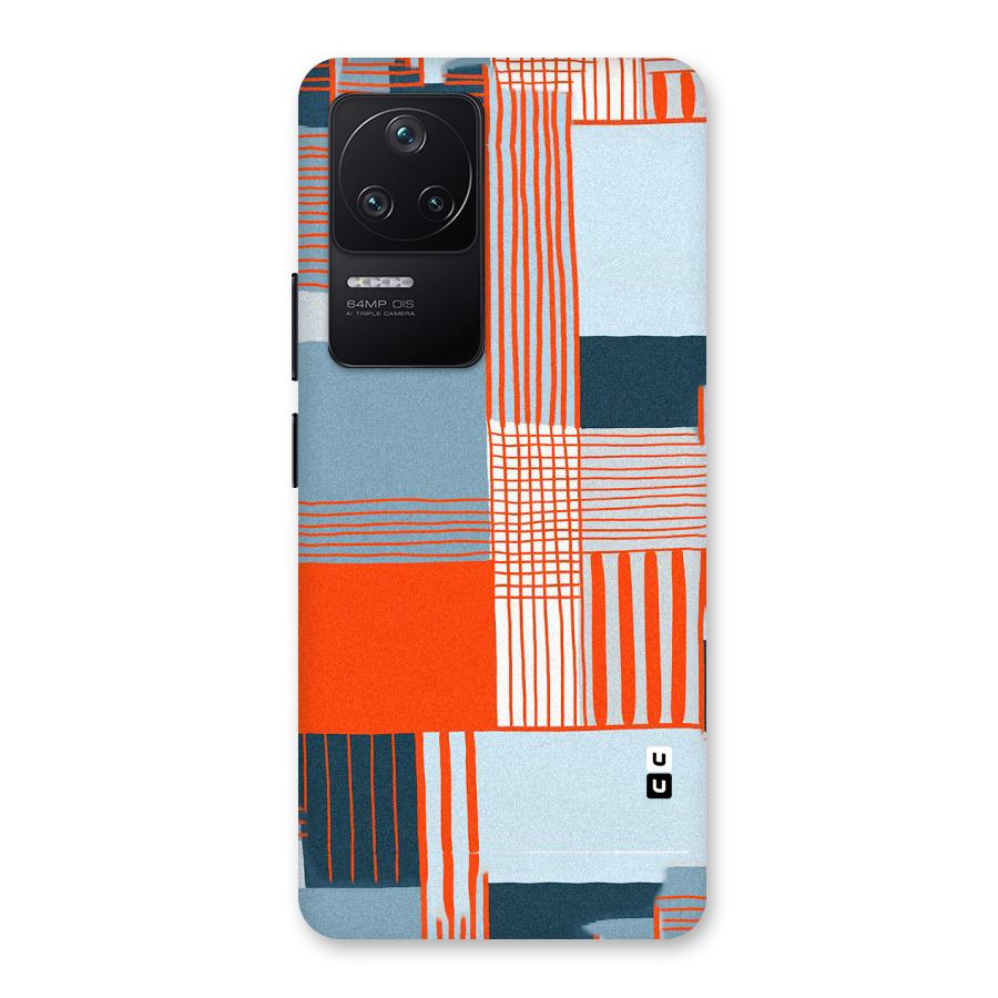 Pattern In Lines Back Case for Poco F4 5G