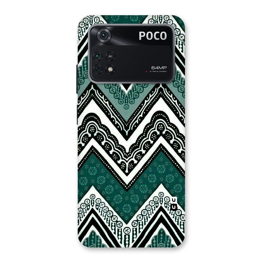 Patterned Chevron Back Case for Poco M4 Pro 4G
