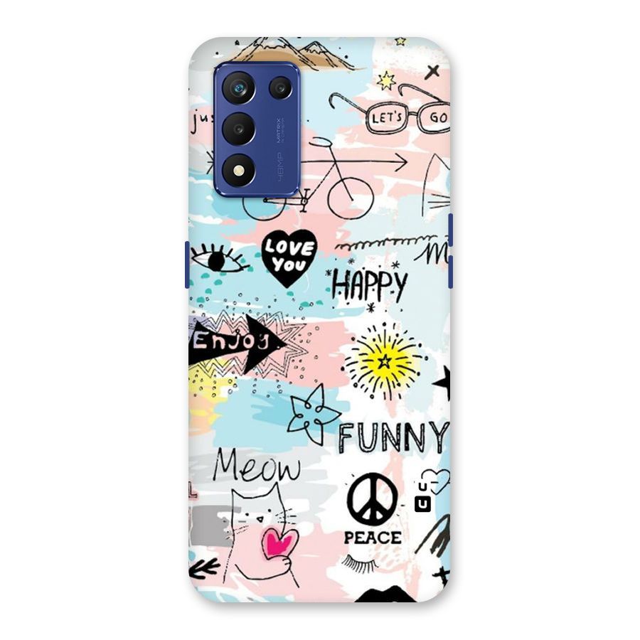 Peace And Funny Back Case for Realme 9 5G Speed