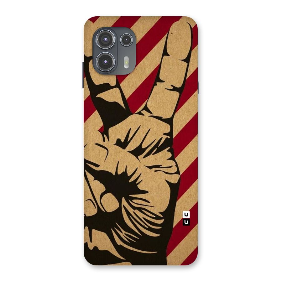 Peace Stripes Back Case for Motorola Edge 20 Fusion