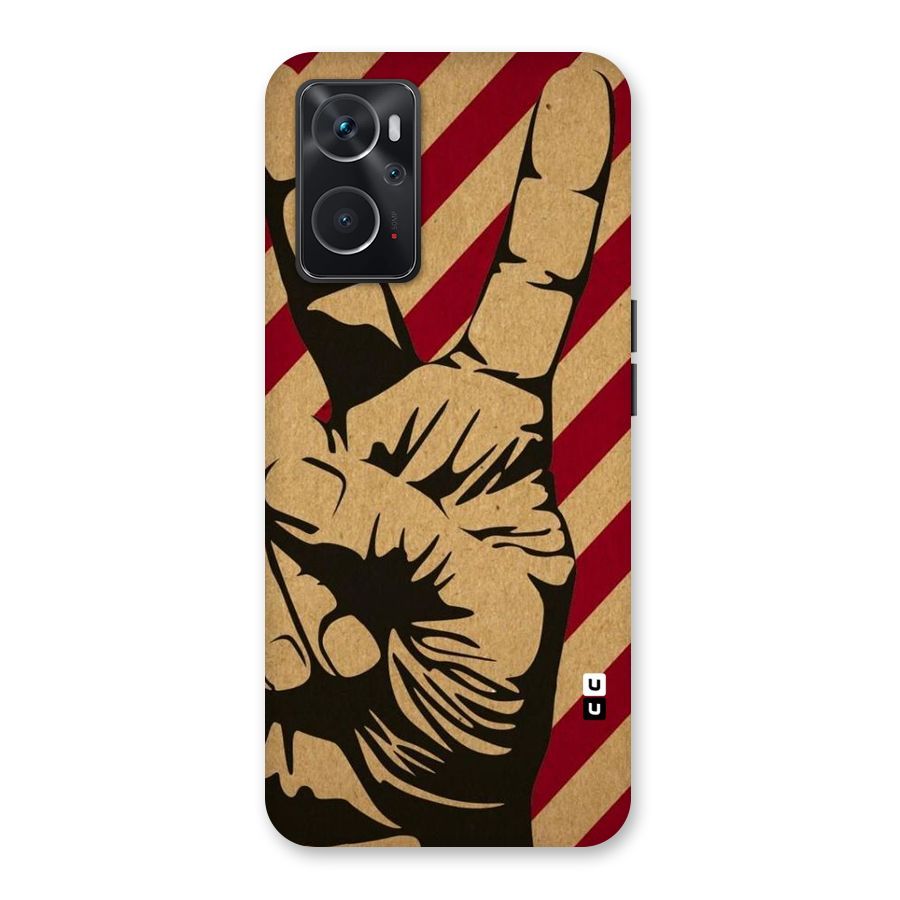Peace Stripes Back Case for Oppo K10 4G