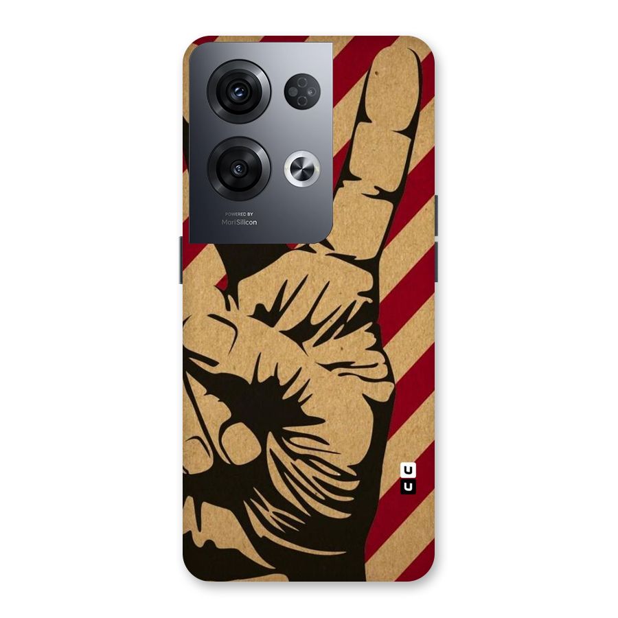 Peace Stripes Back Case for Oppo Reno8 Pro 5G