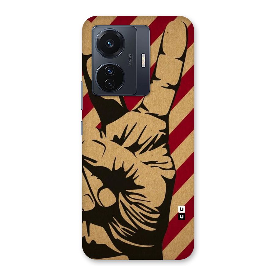 Peace Stripes Back Case for Vivo iQOO Z6 Pro