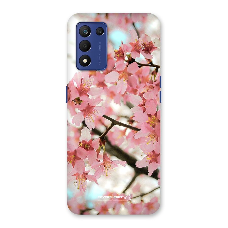 Peach Floral Back Case for Realme 9 5G Speed