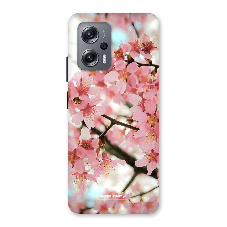 Peach Floral Back Case for Redmi K50i