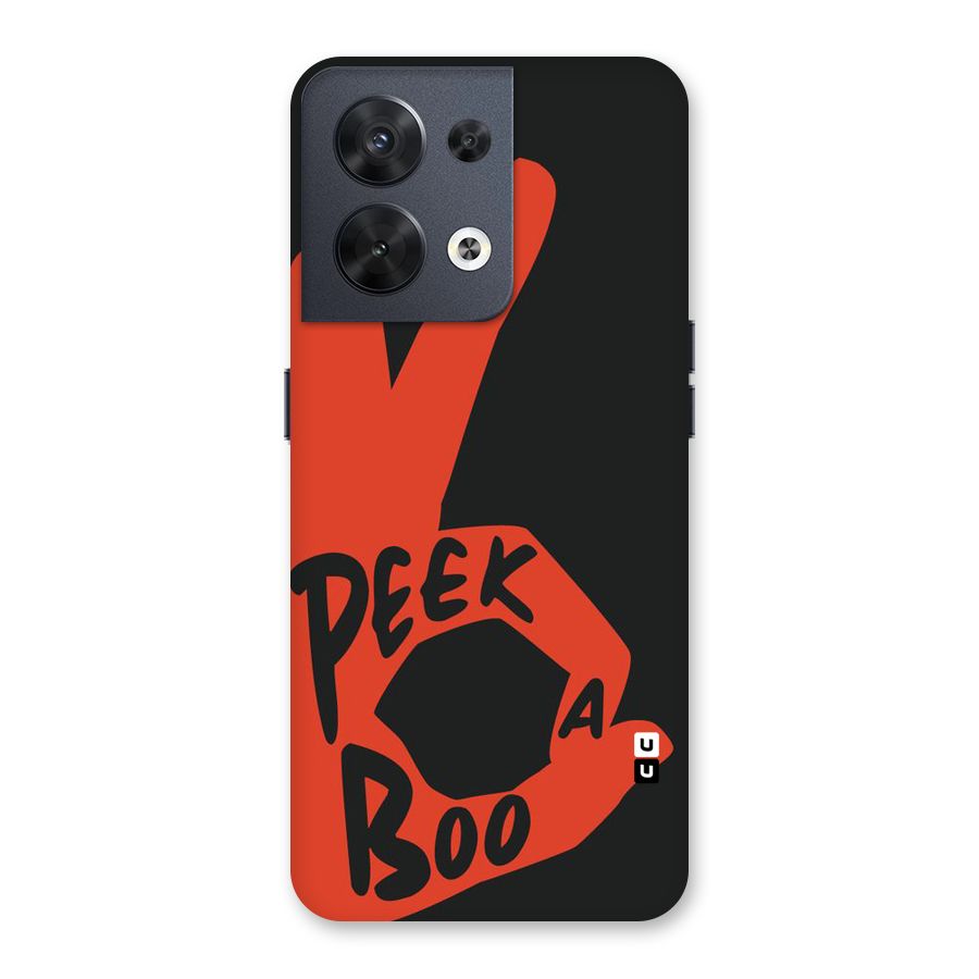 Peek-a-boo Back Case for Oppo Reno8 5G