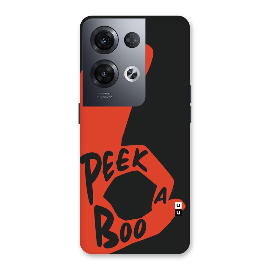 Peek-a-boo Back Case for Oppo Reno8 Pro 5G