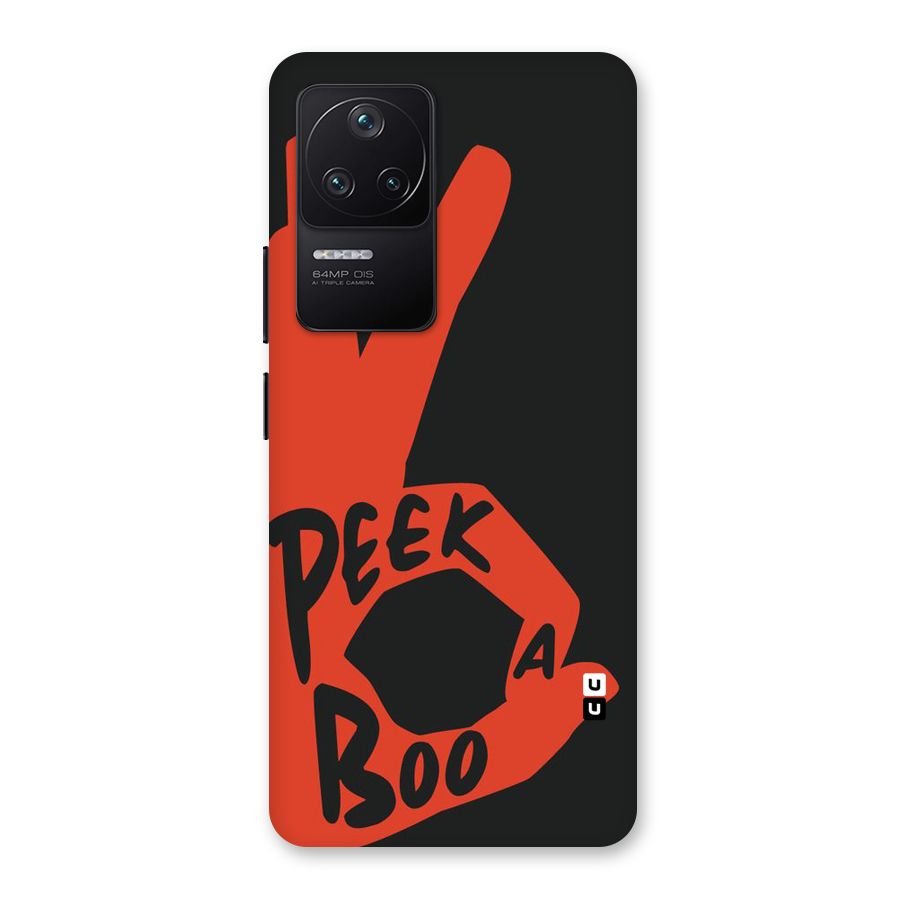 Peek-a-boo Back Case for Poco F4 5G