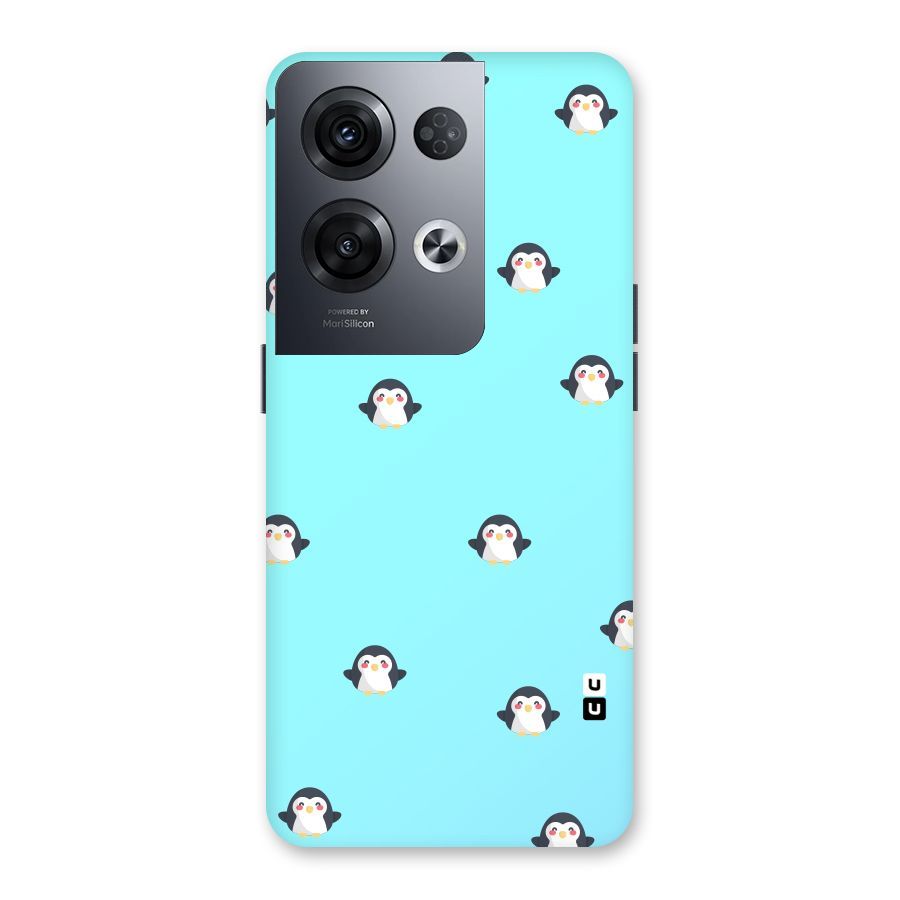 Penguins Pattern Print Back Case for Oppo Reno8 Pro 5G