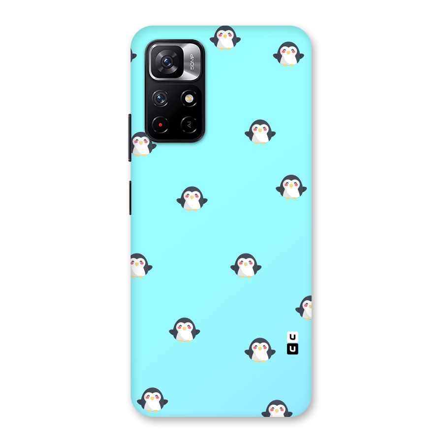 Penguins Pattern Print Back Case for Redmi Note 11T 5G