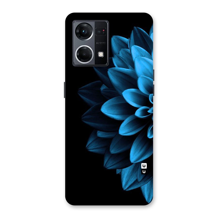Petals In Blue Glass Back Case for Oppo F21 Pro 5G