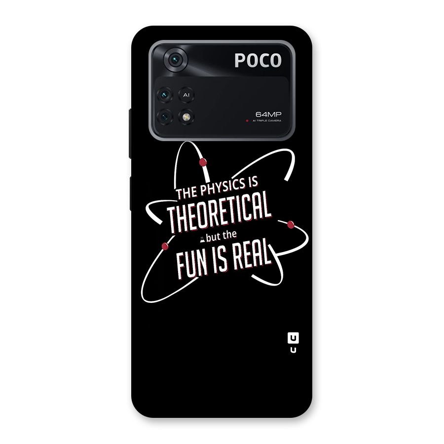 Physics Theoretical Fun Real Back Case for Poco M4 Pro 4G
