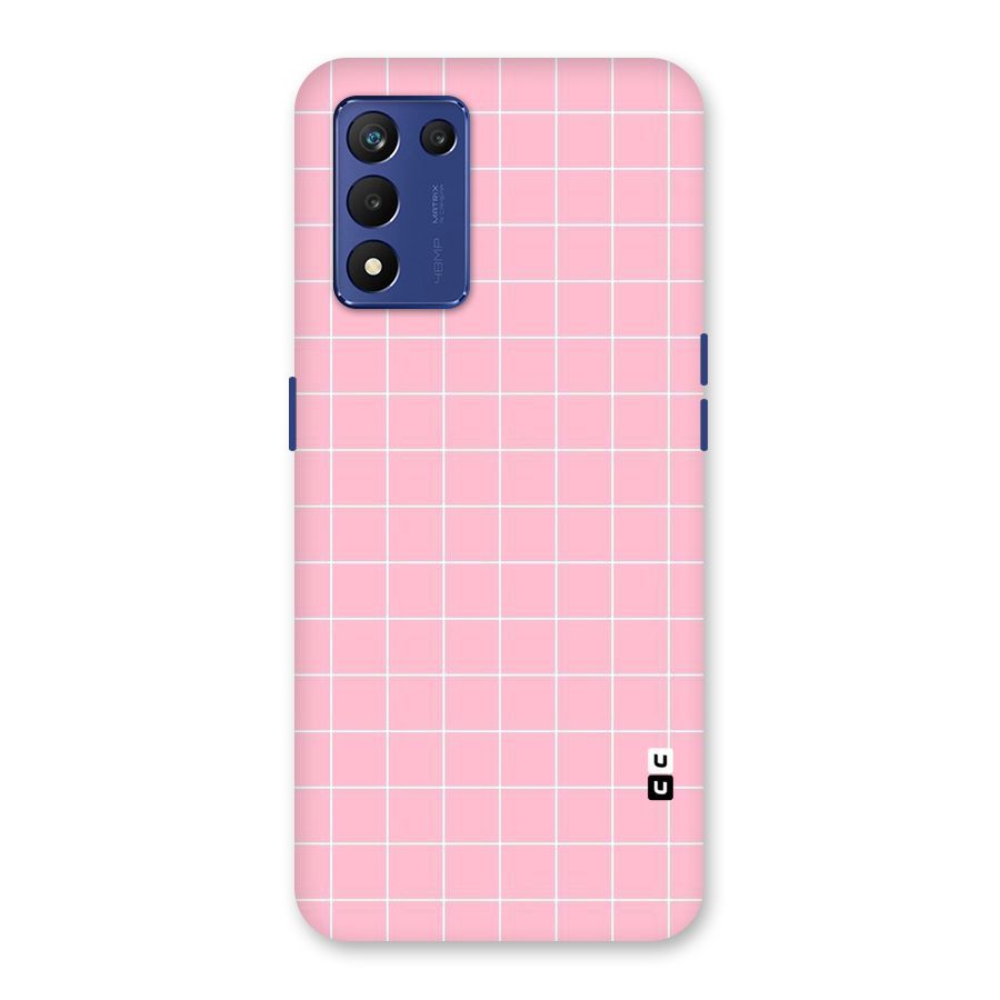 Pink Checks Back Case for Realme 9 5G Speed