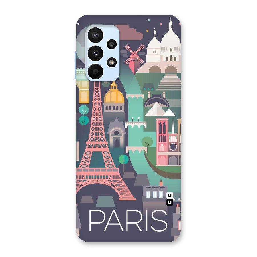 Pink Cute Tower Back Case for Galaxy A23