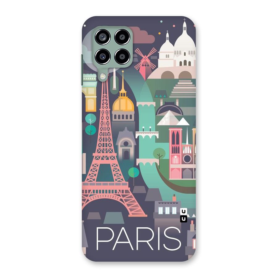 Pink Cute Tower Back Case for Galaxy M33