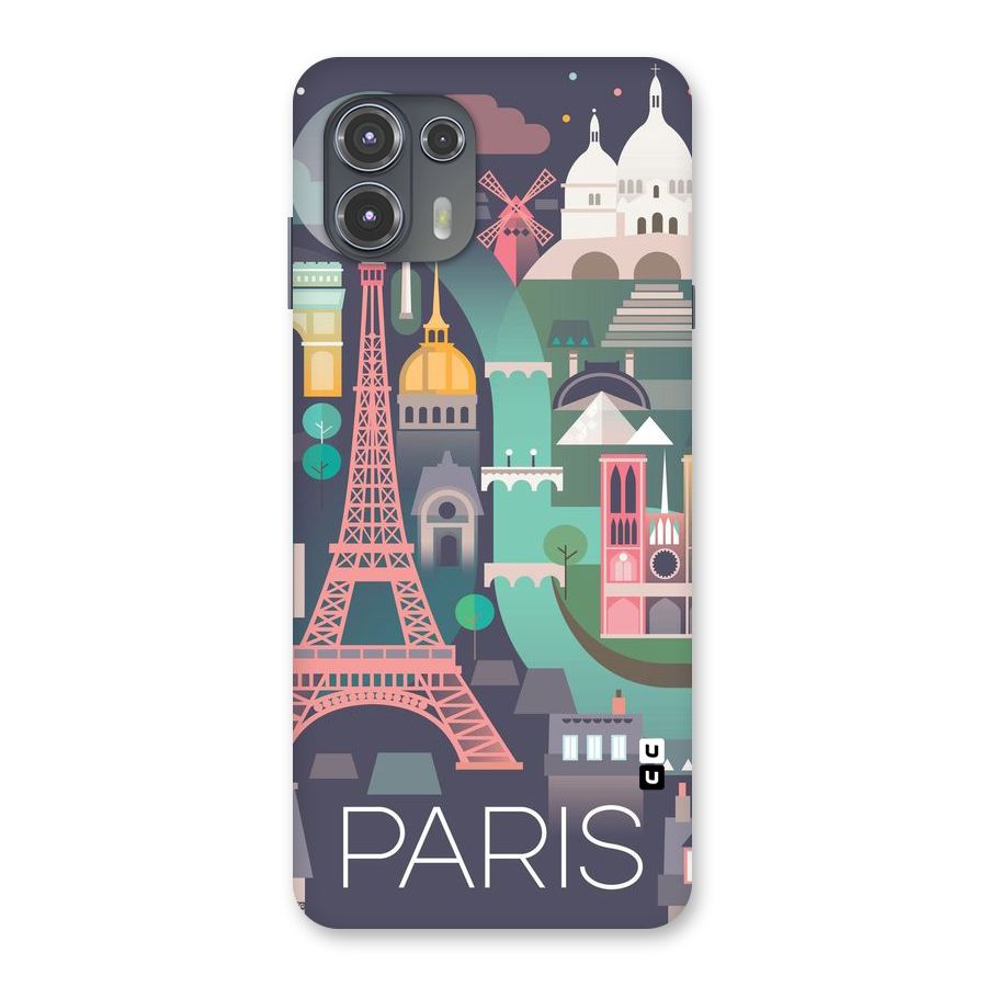 Pink Cute Tower Back Case for Motorola Edge 20 Fusion