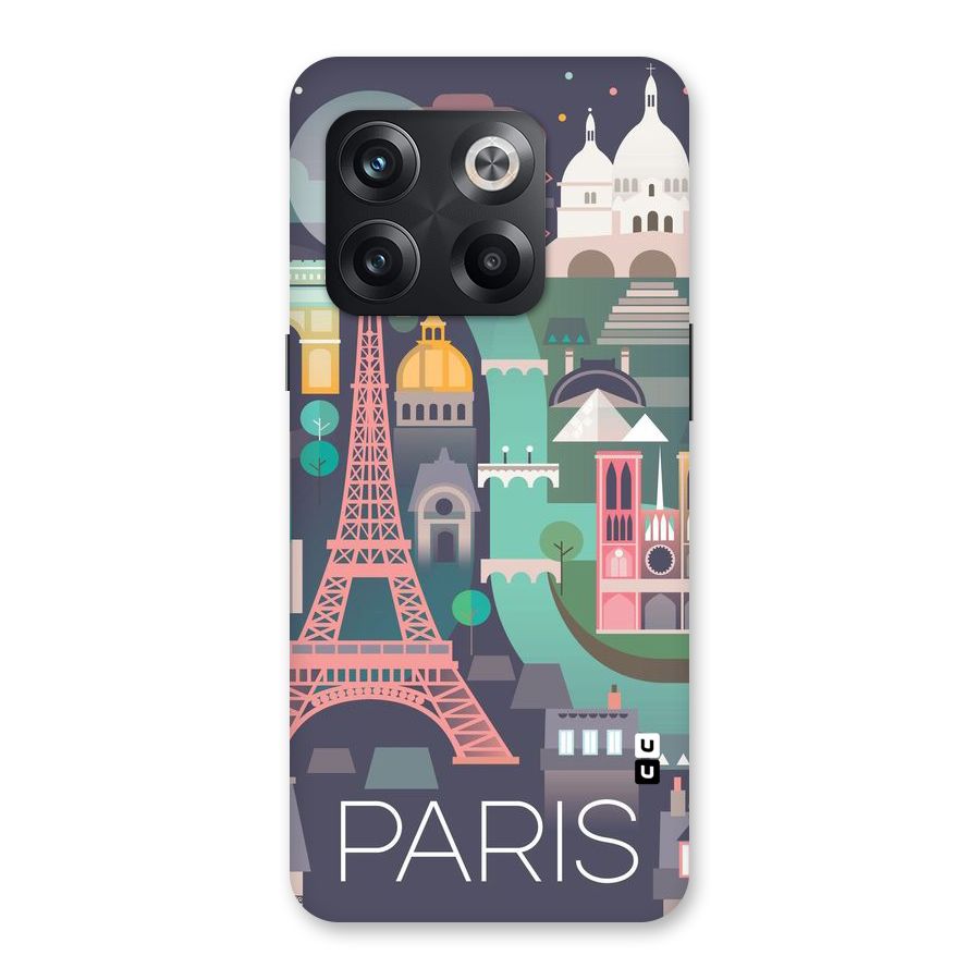 Pink Cute Tower Back Case for OnePlus 10T