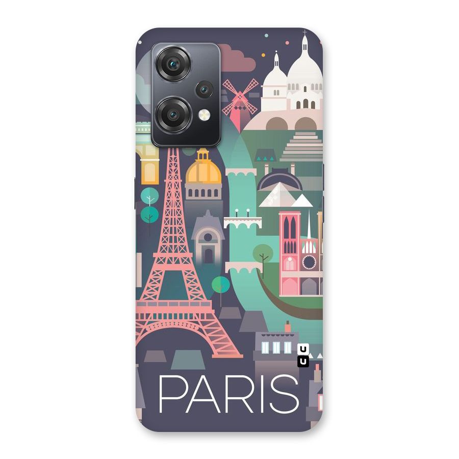 Pink Cute Tower Back Case for OnePlus Nord CE 2 Lite 5G