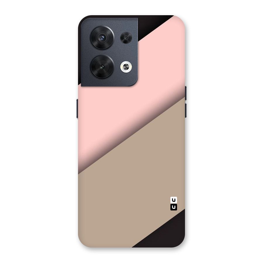 Pink Diagonal Back Case for Oppo Reno8 5G
