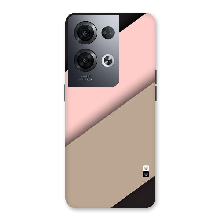 Pink Diagonal Back Case for Oppo Reno8 Pro 5G