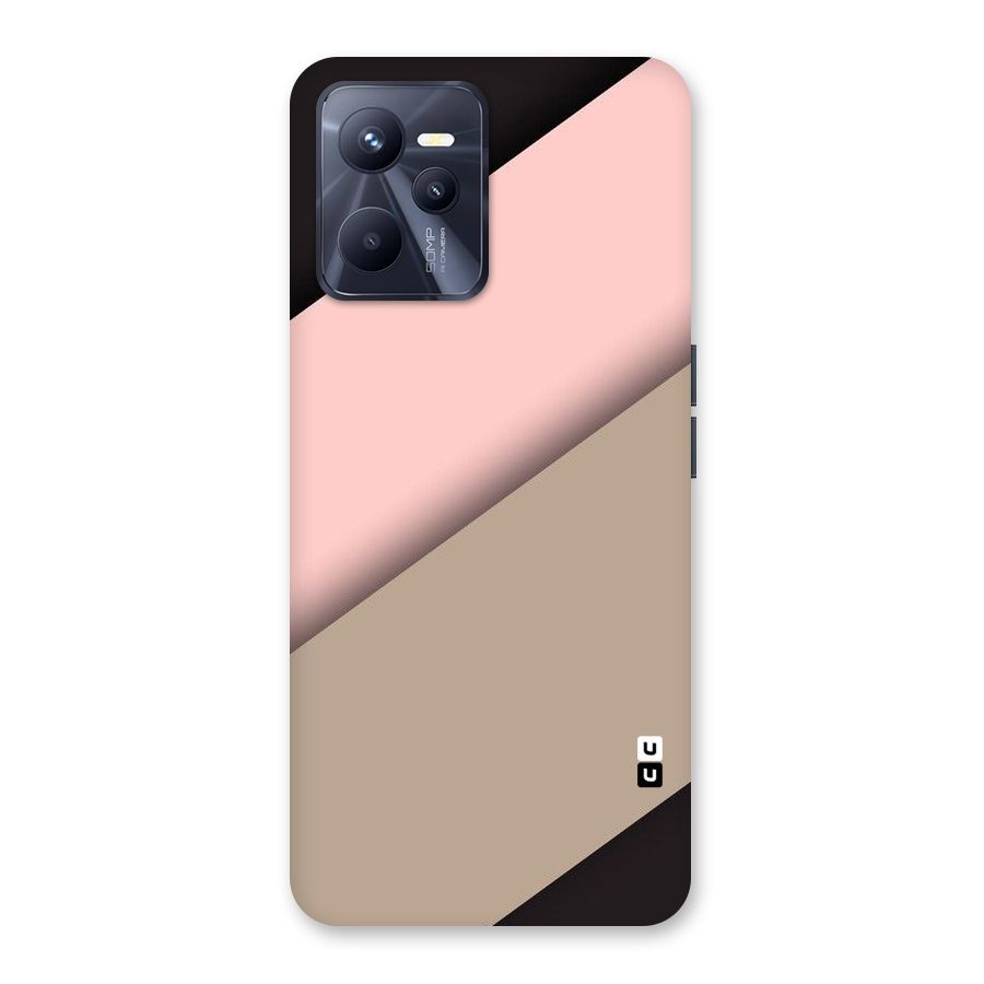 Pink Diagonal Back Case for Realme C35