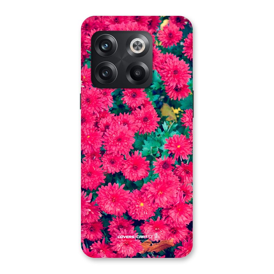 Pink Flowers Back Case for OnePlus 10T
